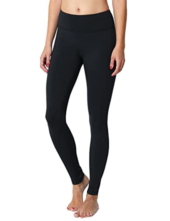 BALEAF Women&#039;s Fleece Lined Winter Leggings Thermal Yoga Pants Sweatpants Black Size M