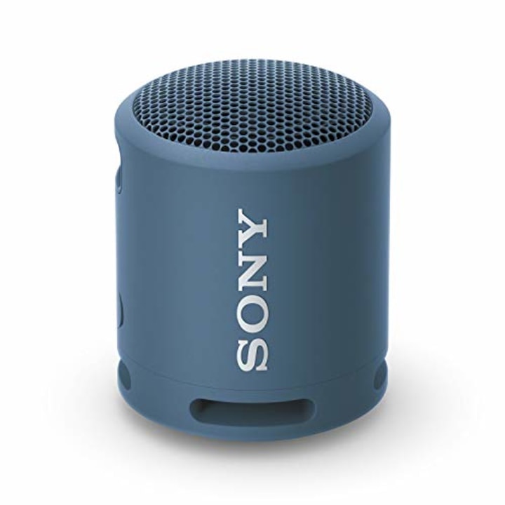 Sony SRS-XB13 EXTRA BASS Wireless Bluetooth Portable Lightweight Compact Travel Speaker, IP67 Waterproof &amp; Durable for Outdoor, 16 Hour Battery, USB Type-C, Removable Strap, &amp; Speakerphone, Light Blue