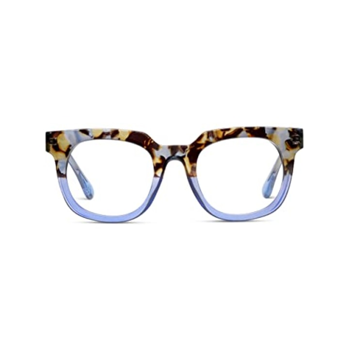 Peepers by PeeperSpecs Women&#039;s Showbiz Square Blue Light Blocking Reading Glasses