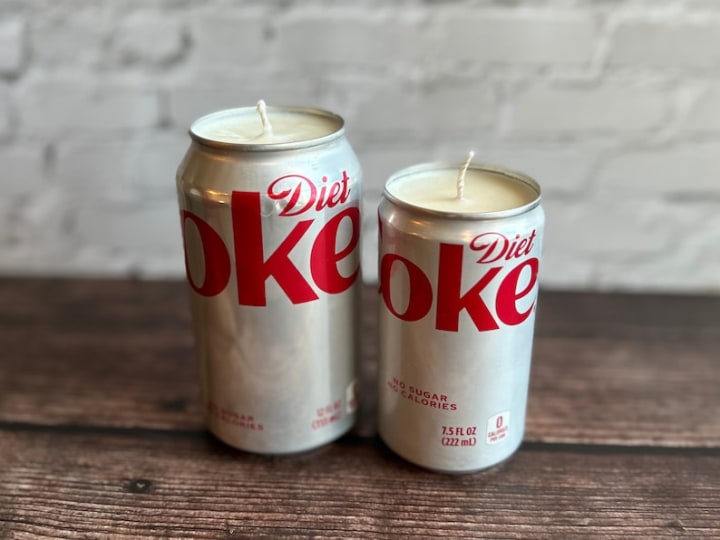 Alcohowics Diet Coke Candle