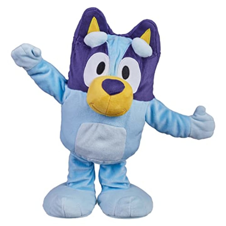 Bluey Dance and Play 14&quot; Animated Plush | Over 55 Phrases and Songs, Multicolor