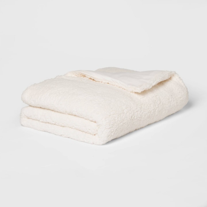 Room Essentials Sherpa Weighted Blanket
