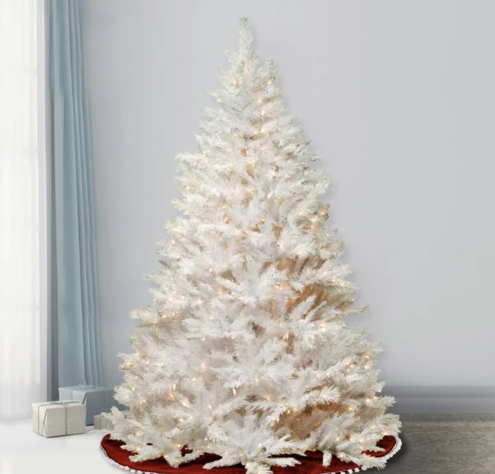 Joss & Main 6.5-Foot Lighted Faux Fir Christmas Tree