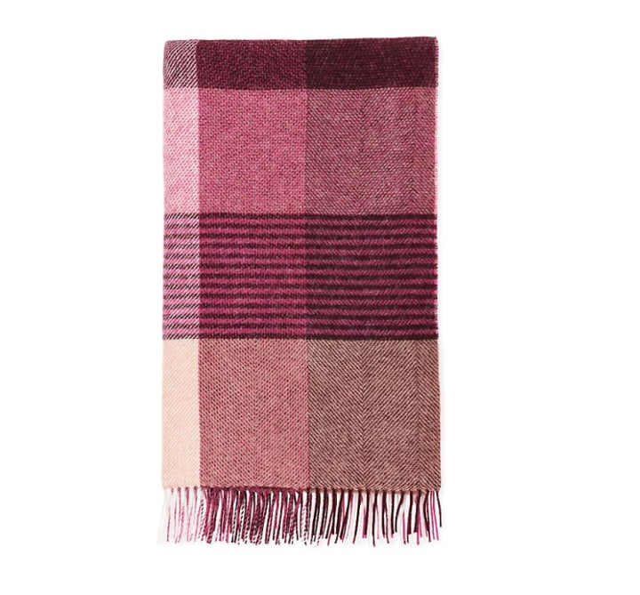 Belmont Wool Rose Throw Blanket