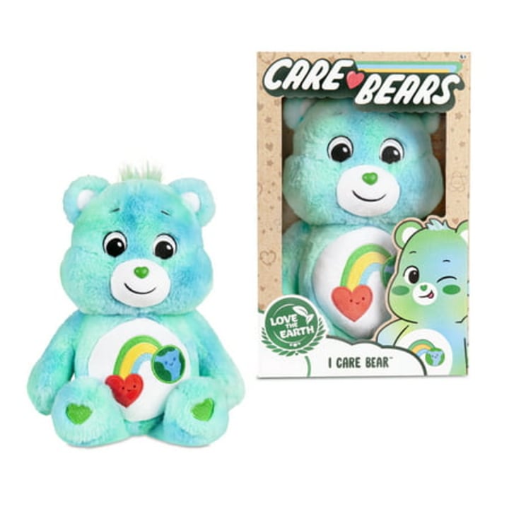 NEW 2022 Care Bears 14&quot; Plush - I Care Bear - Soft Recycled Material!