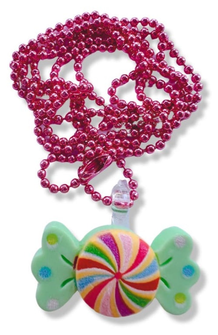 Pop Cutie Kids&#039; Swirling Candy Necklace in Green at Nordstrom