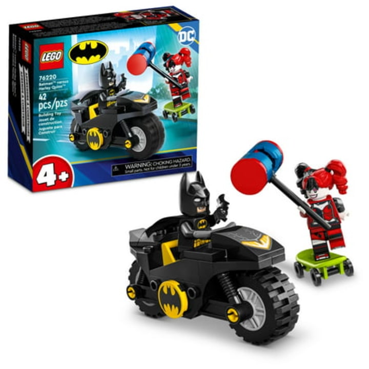 LEGO DC Batman versus Harley Quinn 76220 Building Kit; Action Figure Toy; Gift for Kids Aged 4+