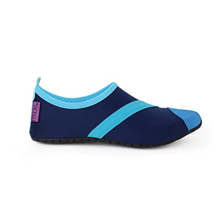 FITKICKS Classic Collection Active Footwear, Foldable Shoes, Medium, Navy V2