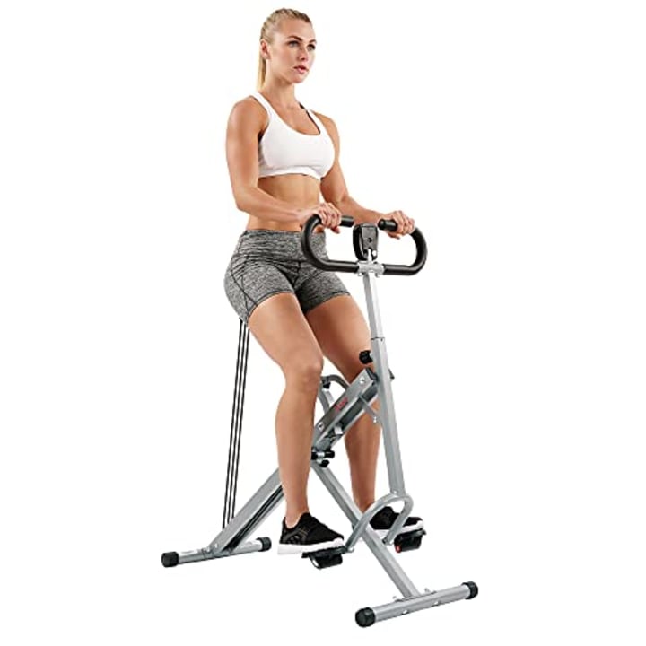 Sunny Health Fitness Squat Assist Low and Ride Trainer
