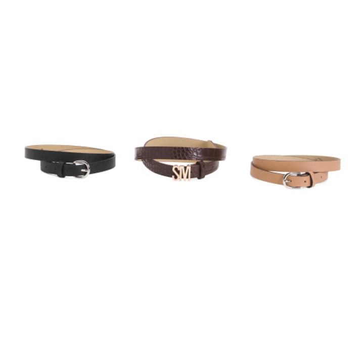 Three-For-One Leather Belt Pack