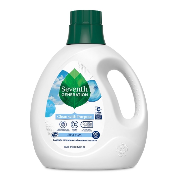 Seventh Generation Liquid Laundry Detergent - Free &amp; Clear - 135 fl oz