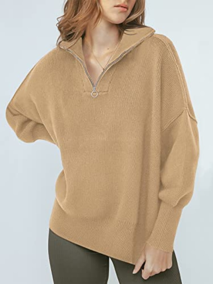 人気商品！】 OVY Super Comeback LambWool HalfZip Knit