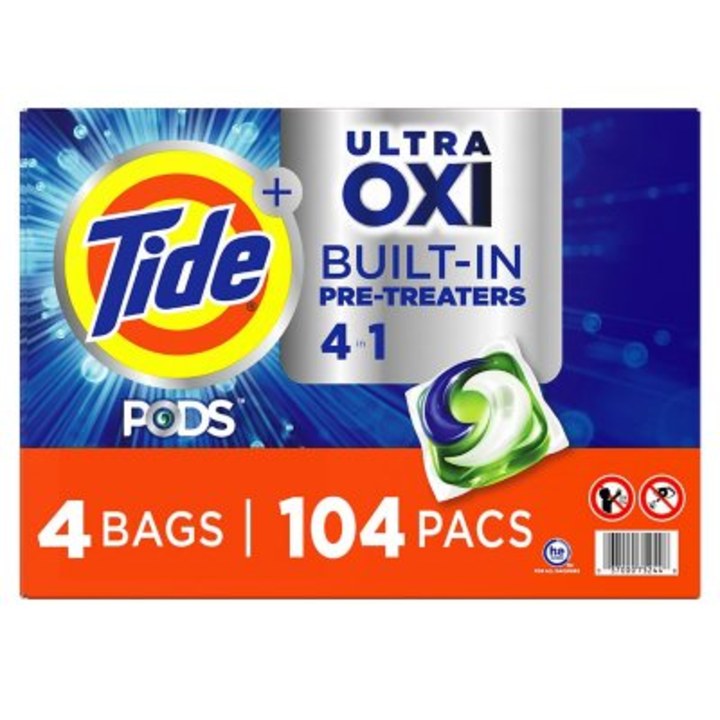 Tide PODS Ultra Oxi Liquid Detergent Pacs