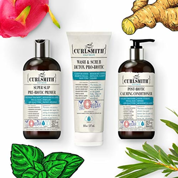 Curlsmith Clarifying Detox Microbiome Scalp Hair Set