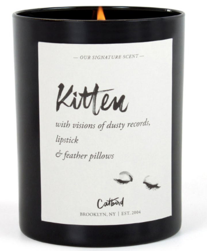 Kitten Candle