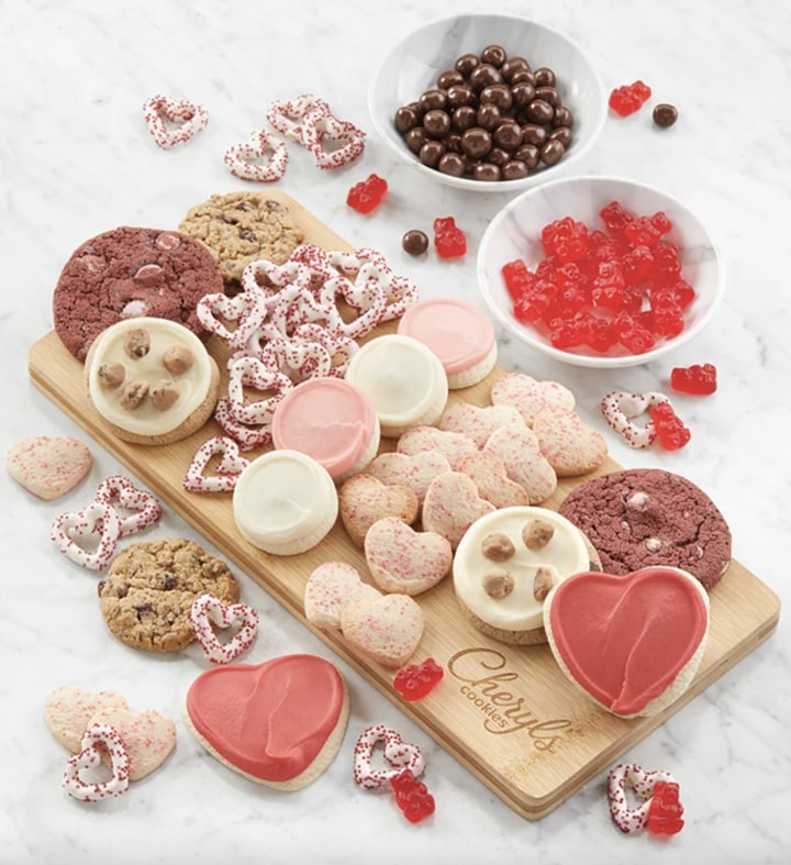 Valentine’s Day Dessert Charcuterie Board from Cheryl's Cookies
