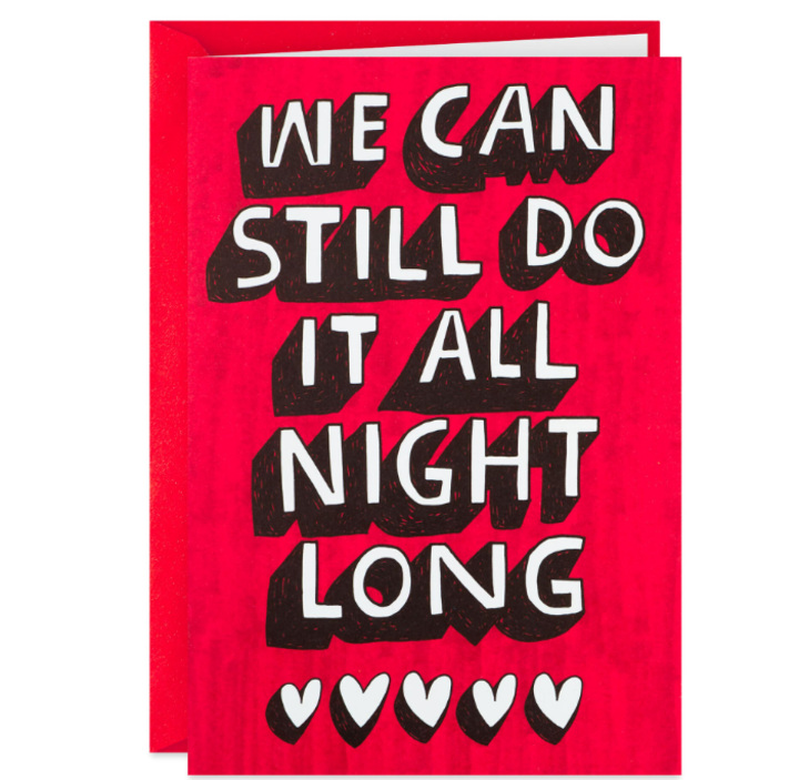 Do It All Night Long Funny Valentine's Day Card