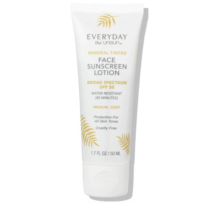 UnSun Cosmetics EVERYDAY Mineral Tinted Face Sunscreen