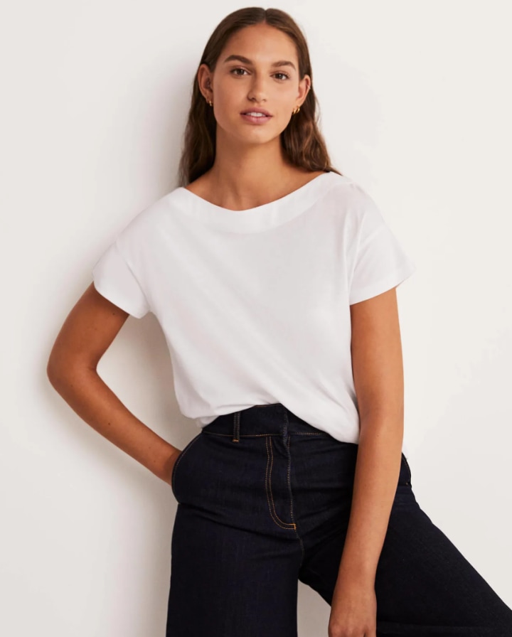 Supersoft Boat Neck T-Shirt