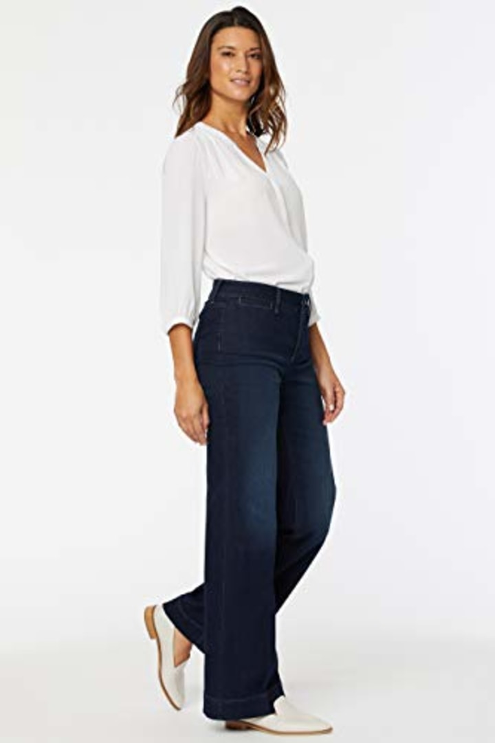NYDJ Women&#039;s Misses Teresa Trouser Jeans-Premium Denim, Burbank Wash, 10