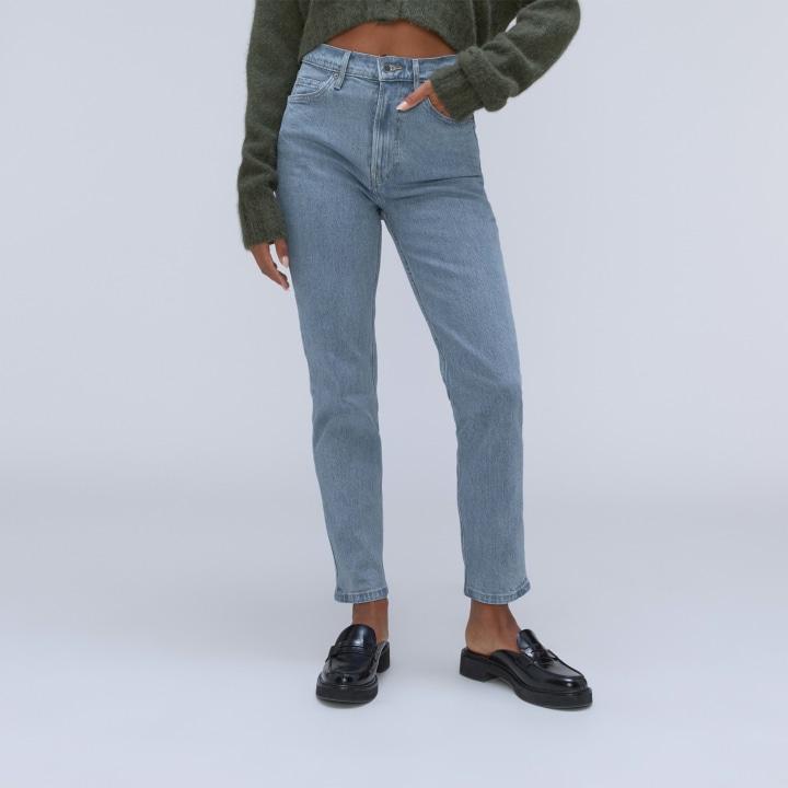 Women&#039;s Original Cheeky  Jean by Everlane in Stone-Washed Sky, Size 28