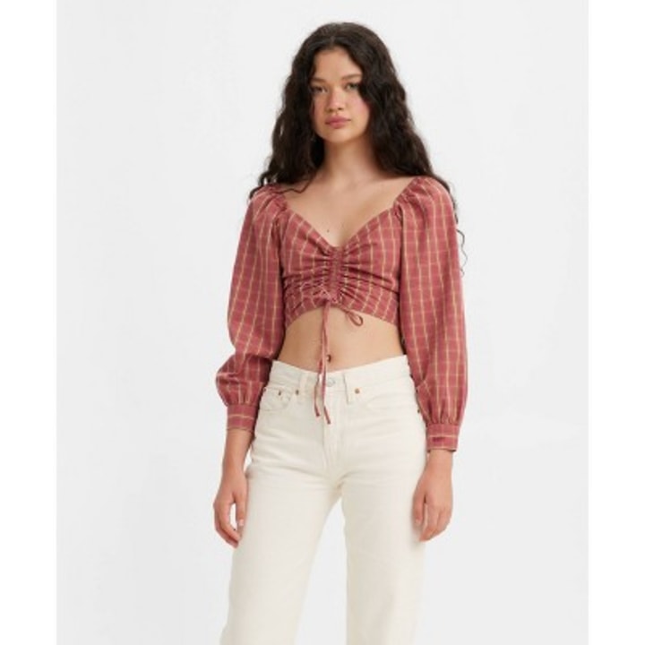 Levi&#039;s Puff Long Sleeve Devin Blouse