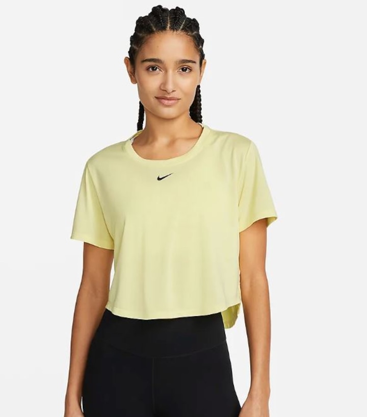 Dri-FIT OneStandard Fit Short-Sleeve Cropped Top