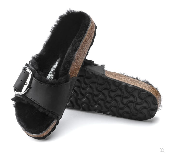 Madrid Big Buckle Shearling