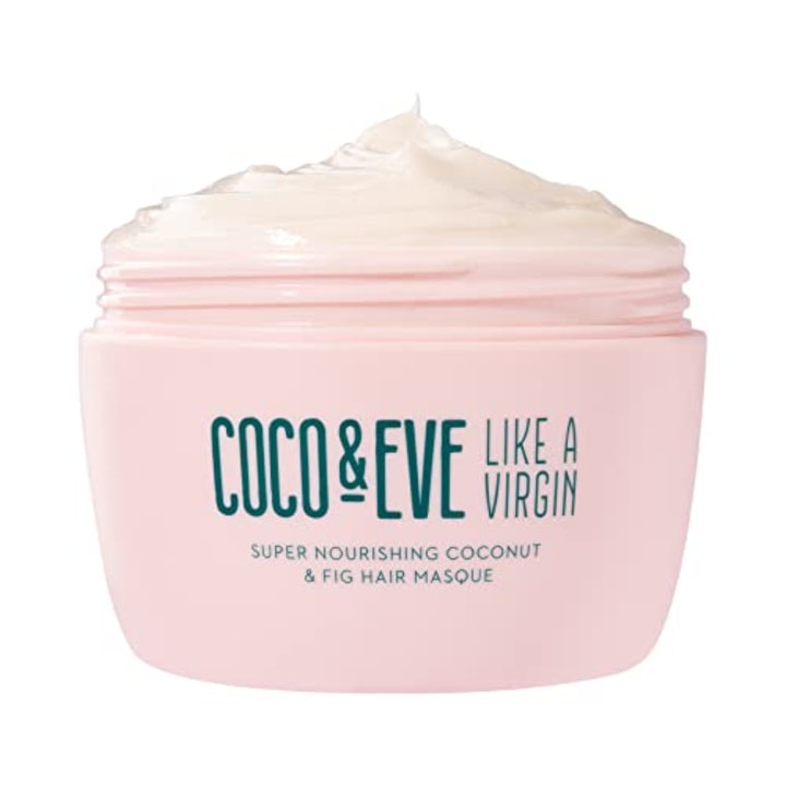 Coco &amp; Eve Like a Virgin Hair Masque - Coconut &amp; Fig Hair Mask for Dry Damaged hair with Shea Butter &amp; Argan Oil for Hair Repair &amp; Hydration | Deep Conditioning Mask Hair Treatment