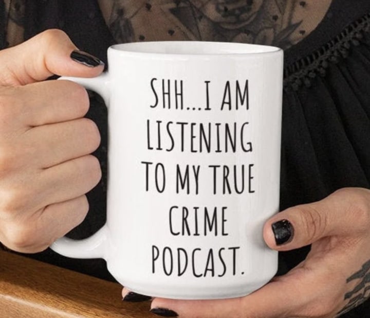 Crime Lover Mug, Morbid Mug, Creepy Mug