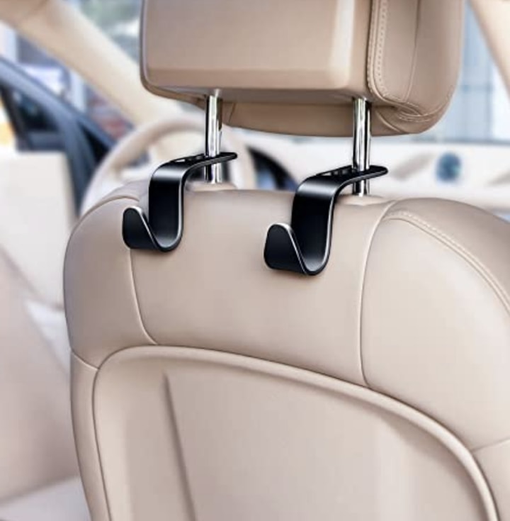 Back Seat Headrest Bag Hanger (Set of 4)