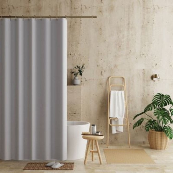 Bed Bath &amp; Beyond Haven Recycled Cotton Waterproof Shower Curtain Liner