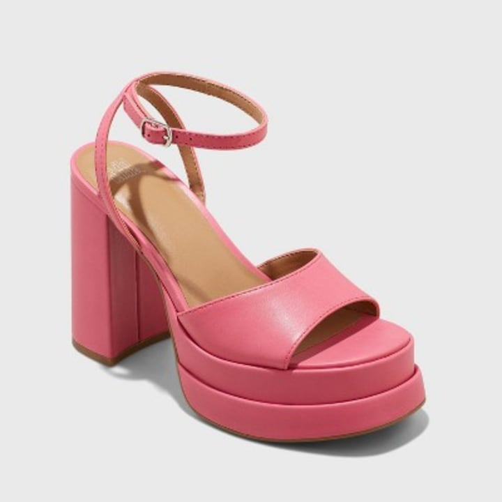 Women&#039;s Alessia Platform Heels - Wild Fable(TM) Vibrant Pink 8.5