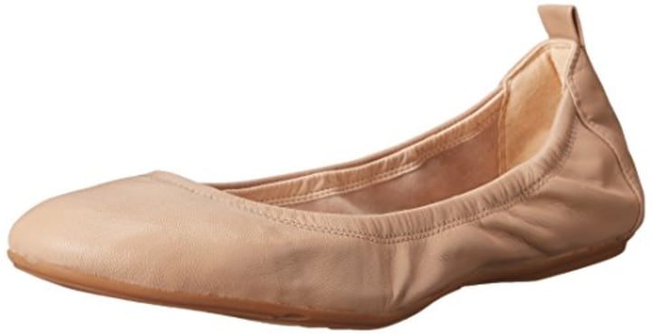 Cole Haan Women&#039;s Jenni II Ballet Flat Maple Sugar Leather, 8 B US