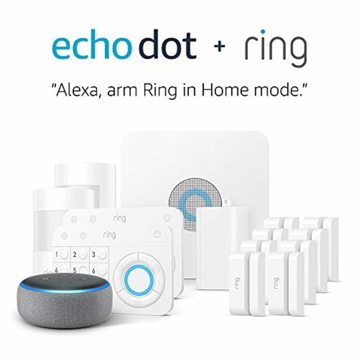 Ring Alarm Kit With Amazon Echo Dot