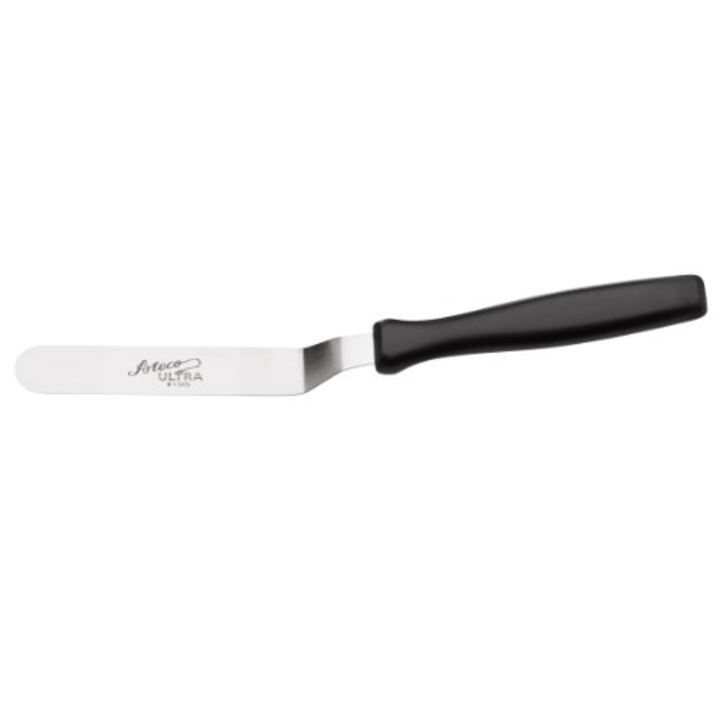 Ateco 1305 Ultra Offset Spatula with 4.25&quot; x 0.75&quot; Stainless Steel Blade, 4 1/2 &quot;, Silver