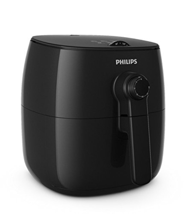 Philips Kitchen Appliances HD9621/99 Viva Philips TurboStar Airfryer with Cookbook, 5, Black