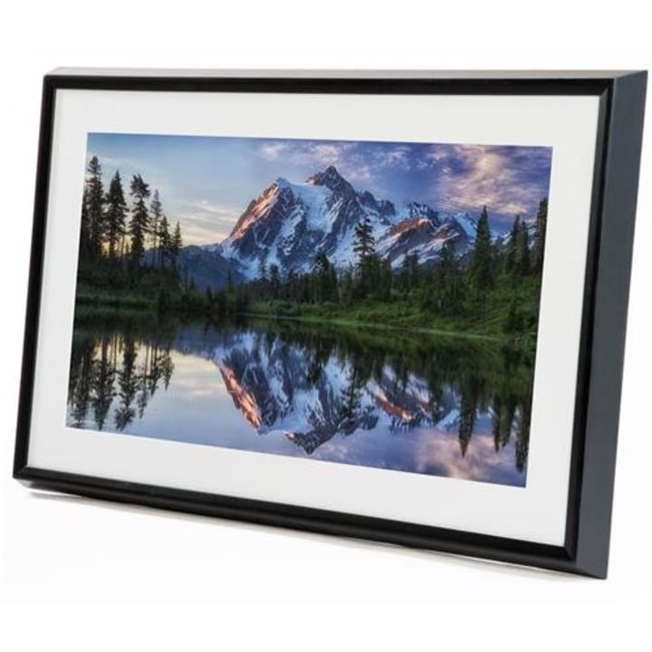 Meural Canvas - Smart Digital Frame | Leonora Black | 27 inch HD Display with WiFi Powered by NETGEAR (MC227BL)