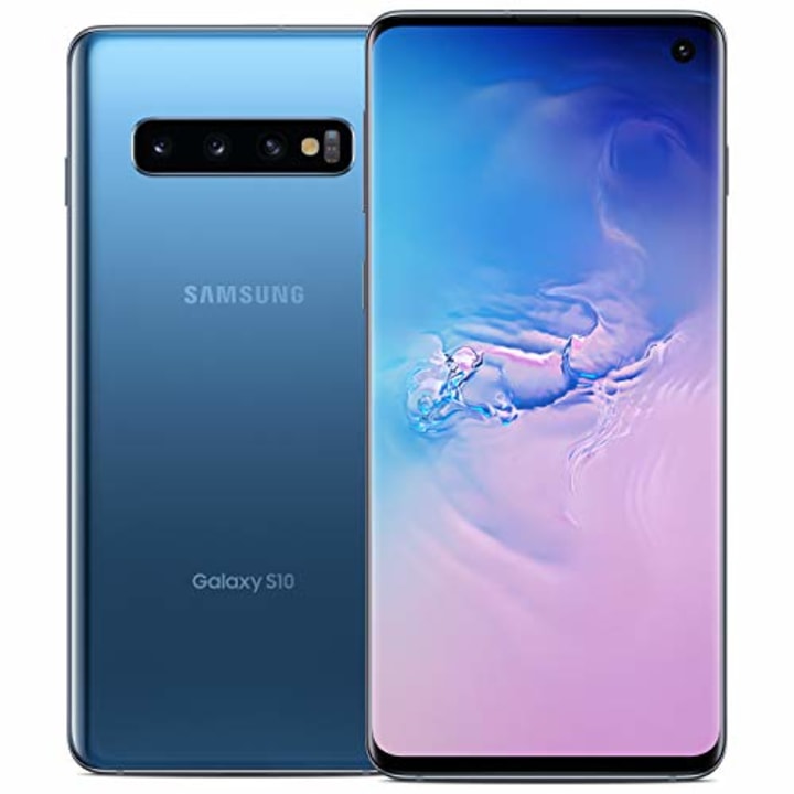 Samsung Galaxy S10 Factory Unlocked Phone with 128GB (U.S. Warranty), Prism Blue - SM-G973UZBAXAA