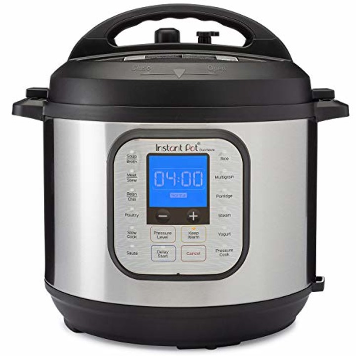 Instant Pot Duo Nova 7-in-1 Electric Pressure Cooker, Slow Cooker, Rice Cooker, Steamer, Saute, Yogurt Maker, and Warmer|6 Quart|Easy-Seal Lid|14 One-Touch Programs