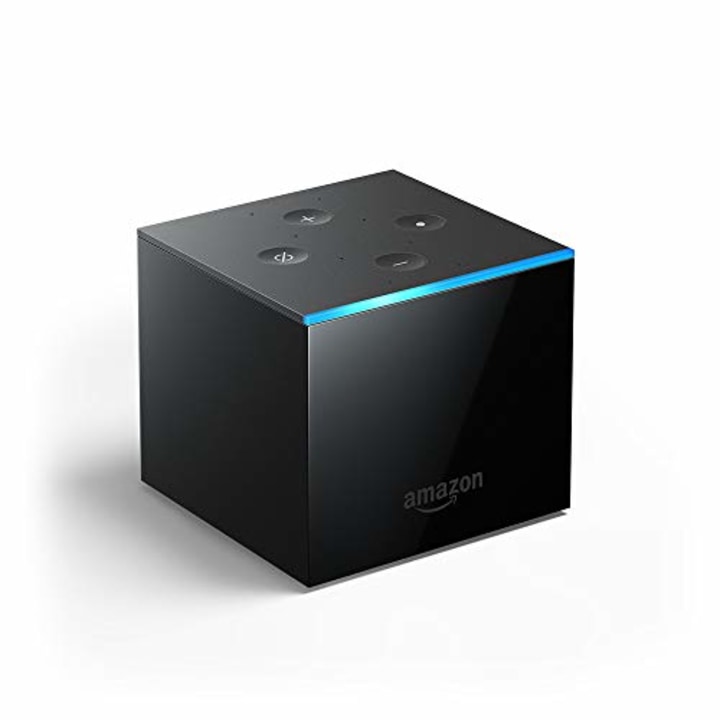 All-new Fire TV Cube, hands-free with Alexa built in, 4K Ultra HD, streaming media player, released 2019