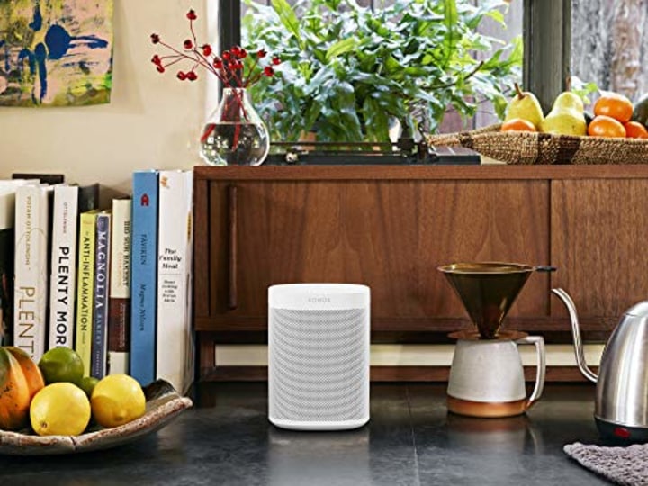 Sonos One (Gen 2) - Voice Controlled Smart Speaker with Amazon Alexa Built-In - White