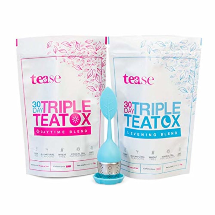 Tease Tea Organic Detox Treatment - 30 Day Triple Teatox Cleanse and Detox Kit