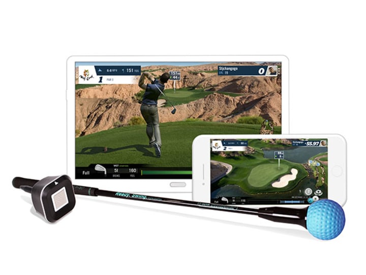 PhiGolf: Mobile & Home Smart Golf Simulator with Swing Stick