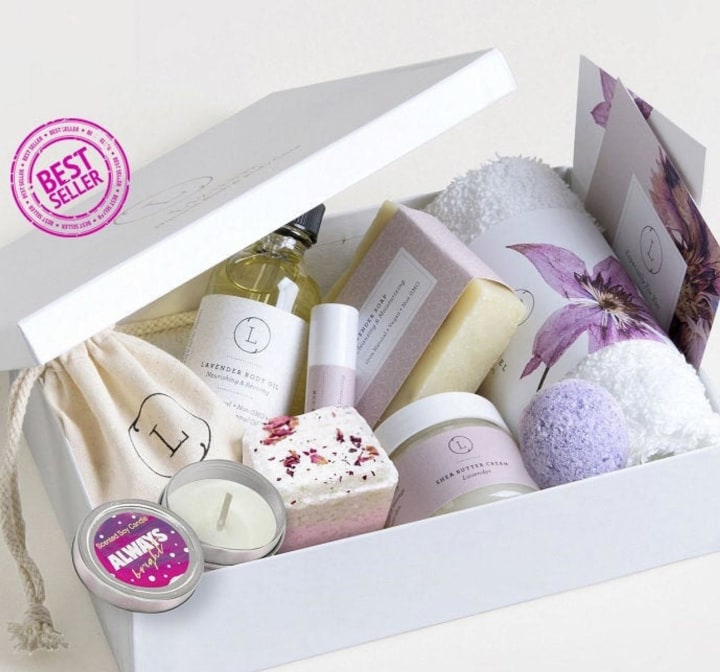 Spa gift set, Spa gift set for women, Spa gift basket, Spa gift box