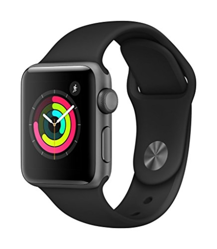 Apple Watch Series 3 (GPS + Cellular, 38mm) - Space Gray Aluminium Case with Black Sport Band