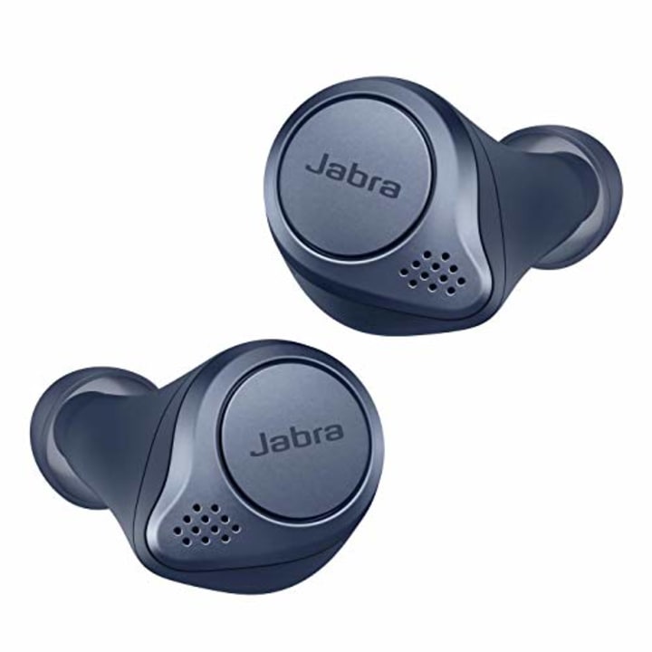 Jabra Elite Active 75t Earbuds - Alexa Enabled, True Wireless Earbuds with Charging Case, Navy