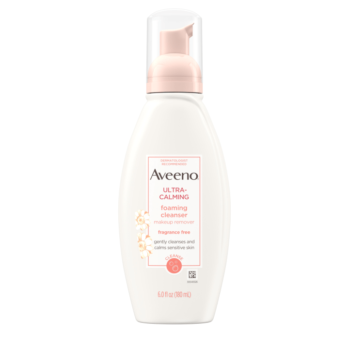 Aveeno Ultra-Calming Foaming Cleanser for Sensitive Skin, 6 fl. oz