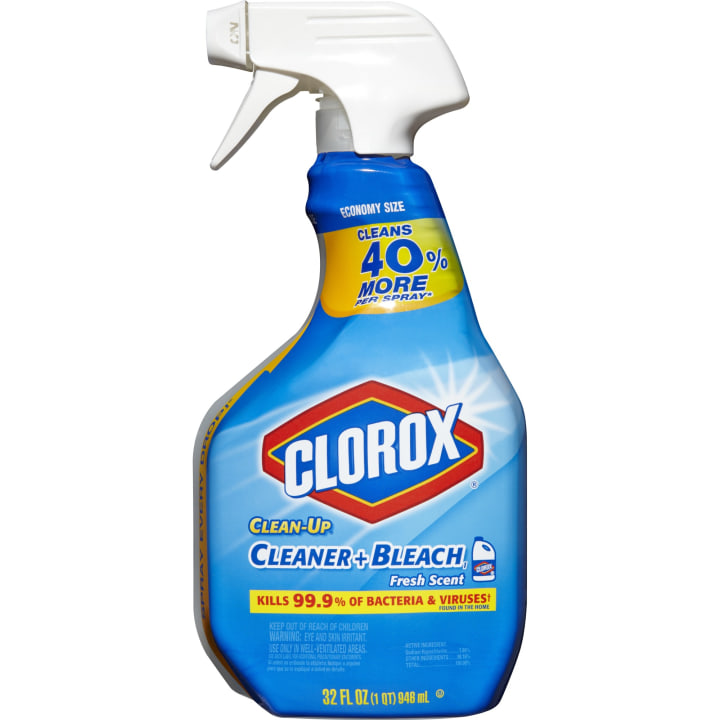 Clorox Clean-Up All Purpose Cleaner with Bleach, Spray Bottle, Fresh Scent, 32 Ounces