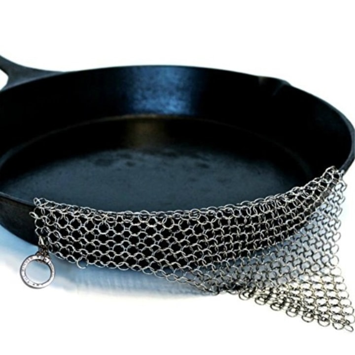 The Ringer The Original Stainless Steel Cast Iron Cleaner, Patented XL 8x6 inch Design